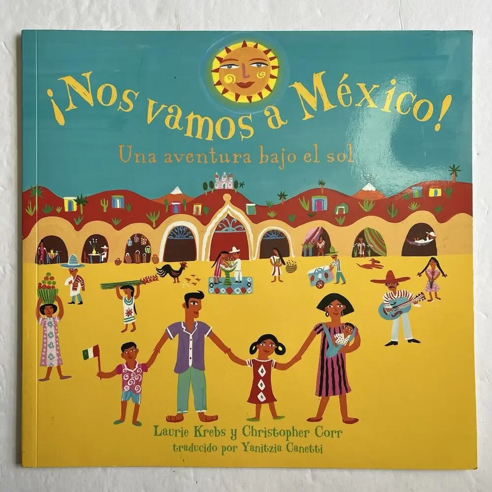 Set of 2 Childrens Books in Spanish Nos Vamos a Mexico and Descubre Barcelona
